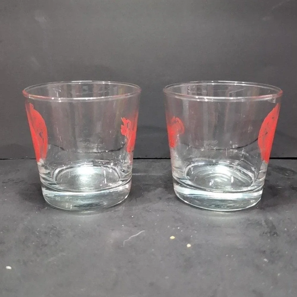 Coca Cola Toronto Police 1957 Drinking Tumblers, Set of 2, Replacement Glasses‎